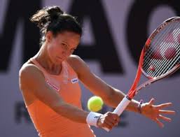 Lin zhu in the first round of australian open 2020. Viktorija Golubic Tennis Magazin
