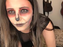 skeleton halloween makeup the clunkster