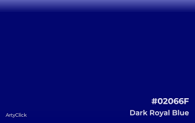 Dark Royal Blue Color Arty