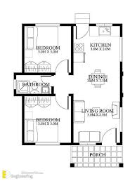 Two Bedroom House Design Plan