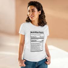 nutrition facts women s tee lÁ rel
