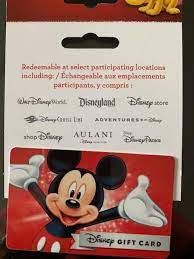 disney gift cards in canada is it