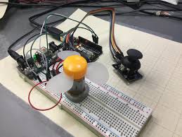 using a joystick to control dc motor