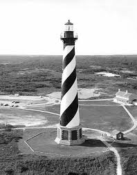 The new cape hatteras lighthouse was finished in 1870, and stood 198 feet, the tallest lighthouse in the country. Cape Hatteras Lighthouse North Carolina At Lighthousefriends Com