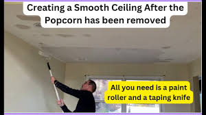 creating a smooth ceiling after the