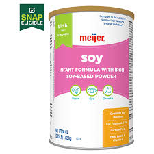 meijer soy baby formula powder with