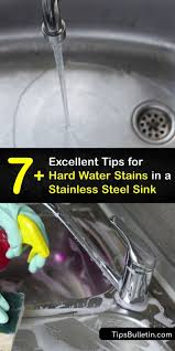 stainless steel sinks cleaning water