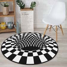 3d optical illusion vortex rugs living