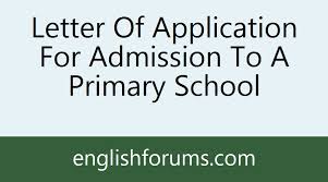 reference letter for high school admission letter of