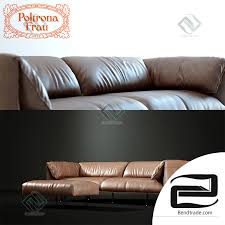 sofa sofa poltrona frau john 3d model