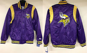 Minnesota Vikings Starter Nfl Retro Authentic Satin Jacket