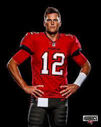 Tom Brady Wears Tampa Bay Buccaneers Jersey In First Official Photos  gambar png