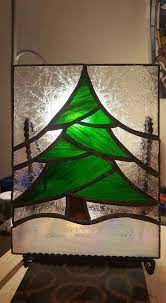 Stained Glass Evergreen Tree Stained
