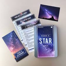 name a star gift tin by nest