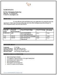 Computer Science Engineering Resumes For Freshers   Free Resume    
