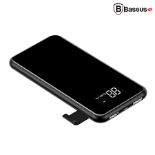 Pin sạc dự phòng không dây Baseus LV197 cho iPhoneX (LCD Qi Wireless  Charger, 8000 mAh, 2A, Power Bank) – Huvumi.com