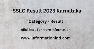 sslc result 2023 karnataka check