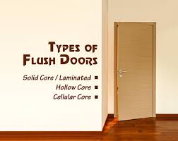 diffe types of flush doors