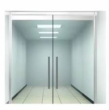 Plain Hinged Glass Door For Office