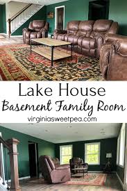lake house bat family room reveal