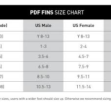 Finis Fin Size Chart Related Keywords Suggestions Finis