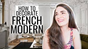 how to decorate french modern