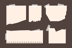 ripped paper border frame vectors