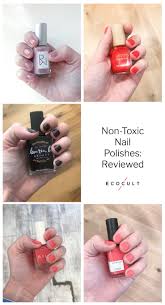 i tested 12 non toxic nail polishes