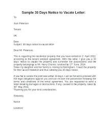 Notice To Vacate For Non Payment Of Rent Sample Landlord