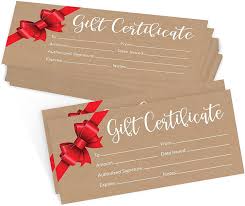 blank gift cards for spa gift vouchers