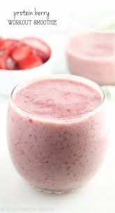 protein berry workout smoothie amy s