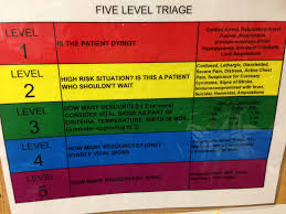 Severe widespread impact examples . Ed 5 Level Triage Color Coded Chart Cartadvocate