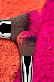 makeup art pink powder pretty
