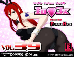 EroCos Vol. 39 (Fairy Tail) [English]: Erza Scarlet dressed like sexy bunny  gets fucked and cummed on! 