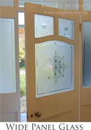 Etched Glass And Frosted Glass Panels