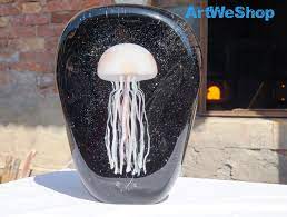 Glass Jellyfish Sculpture Made In