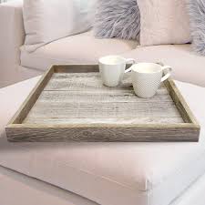 ottoman tray made with rustic reclaimed