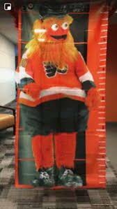 Details About Philadelphia Flyers Gritty Mascot Growth Chart Banner New