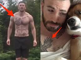 The actor, 39, recently shocked and delighted fans with a shirtless instagram video that showed off his chest full of ink — including what appeared to. Chris Evans Has A Surprising Number Of Tattoos Here S Where They Are And What We Know About Them Business Insider
