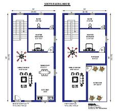 20x40 South Facing House Plan With