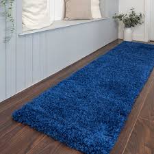 long navy blue runner rug dense gy