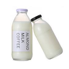 Whole 300ml Glass Milk Bottle With