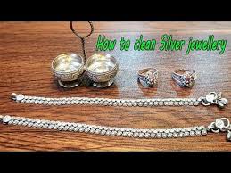 to clean silver jewellery