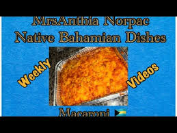 easiest bahamian macaroni pasta video