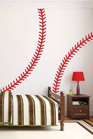 Softball Stitches Large Wall Decals