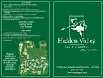 Scorecard + Layout - Hidden Valley Golf Club- Distinct