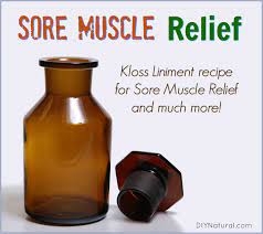 sore muscle relief homemade liniment