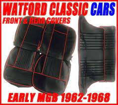 Mgb Seat Covers Front Rear 1962 1968
