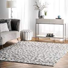 gray indoor print area rug