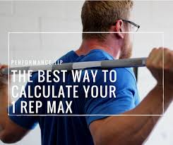 the best way to calculate 1 rep max